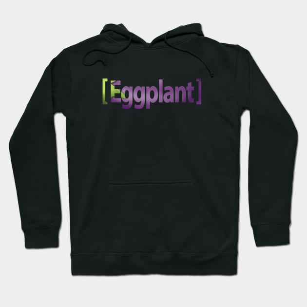 Eggplant Emoji Funny Hoodie by GreenGuyTeesStore